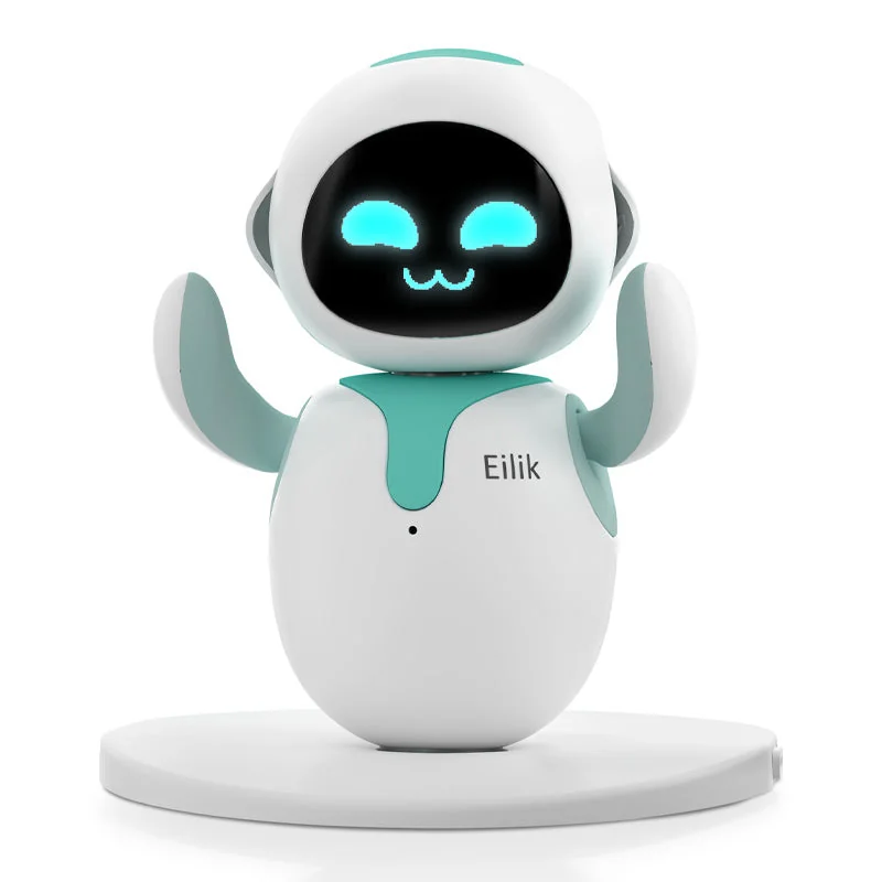 Blue Eilik desktop companion robot by Energize Lab